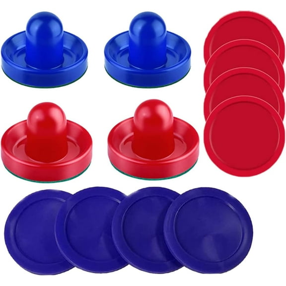 Air Hockey Pushers and Air Hockey Pucks Air Hockey Paddles, Goal Handles Paddles Replacement Accessories for Game Tables