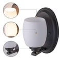 thumbnail image 4 of C Cattleya 5inch 1-Light Oil-rubbed Bronze Vanity Light with White Opal Glass, 4 of 8