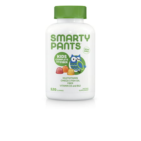 SmartyPants supplément pour enfants complets et fibres alimentaires gélifiés, 120 Ct