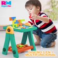 thumbnail image 3 of Pizarra 3 en 1 Caballete de Arte, Mesa y Juego Tetris p/ Niños verde, 3 of 8