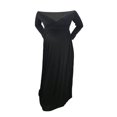 thumbnail image 2 of AMILIEe Robe de Maternité à Épaules Dénudées à Manches Longues pour Femmes, Grossesse, pour Baby Shower, Accessoires Photo, Robe, 2 of 4