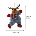 thumbnail image 2 of RKZDSR Christmas Decorations Indoor-Christmas Decorations Old Man Snowman Deer Bear Figure Pendant Decoration Window Door Hanging Layout Props, 2 of 4