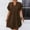 Coffee, variant on Fznquz Summer Dresses for Women Casual Midi 2026 Green A-Line Ruffle Sleeve Loose V Neck Short Sleeve Women Spring Fashion