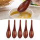 thumbnail image 5 of Cuchara De Cocina, Cuchara De Madera, 5 Piezas, Color De Pintura Antigua, Textura única Para Degustar Para Revolver ANGGREK Wooden Spoon for Cooking, 5 of 8