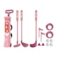 thumbnail image 5 of Juego de golf para niños con bolsa de soporte para palos, césped interactivo, juego educativo temprano, juguete Rosa, 5 of 8
