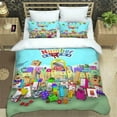 thumbnail image 4 of Number Duvet Cover Twin Size Set - Bedding Bedroom Decor, Comforter Cover & 1 Pillowcase 2 Pieces - Cartoon Number Theme Bedding Set with Zipper Cover, 4 of 4