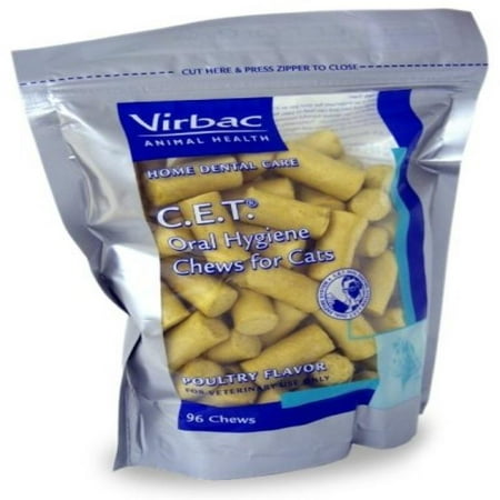 Virbac C E T Oral Hygiene Poultry Flavor Cat Chews Virbac C E T Oral Hygiene Poultry Flavor Cat Chews