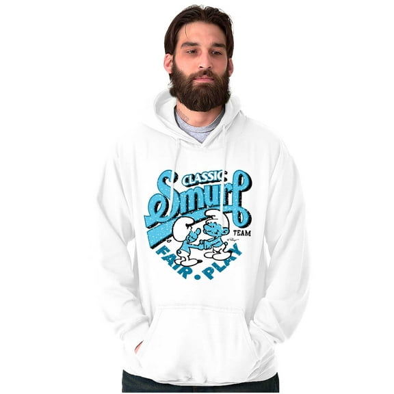 Vintage Classic Smurf Fair Play Hoodie Sweatshirt Women Men Brisco Brands M