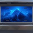 thumbnail image 7 of Mysterious Blue Mountains Front License Plate, Metal License Plate, Funny Standard Plates Personalized Novelty Decorative For Men/Women/Boys/Girls Car 6×12 Inch, 7 of 7