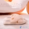 thumbnail image 3 of Pantuflas para Mujer Peludas de Imitación Zapatos de Casa para Dama, 3 of 5
