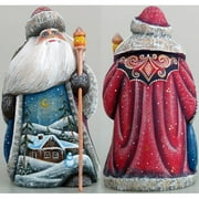 G Debrekht Masterpiece Winter House Santa Figurine