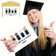 thumbnail image 2 of Binwennn Greeting Holder for Wall Interesting Congratulation Graduation Greeting Card Foldable Graduation Greeting Card For Graduation Party Message Blessing Card, 2 of 7