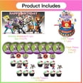 thumbnail image 3 of Chuck e Cheese Plates Birthday Supplies Decorations Decor Backdrop Banner Cake Topper Fans, 3 of 6