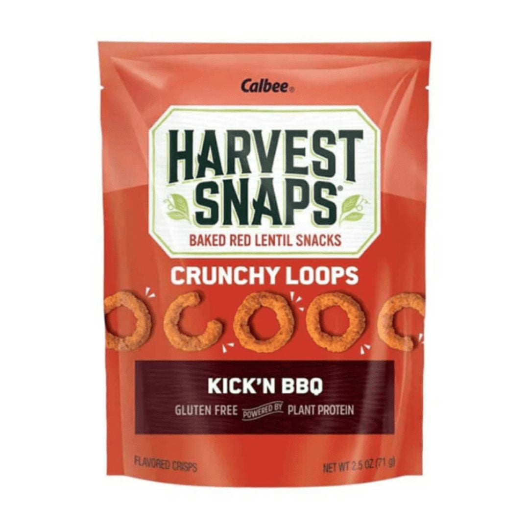 Variety Pack Harvest Snaps Veggie Chips, 4 Flavor Assortment - Tomato Basil, Caesar, Original , Hot & Spicy - 4 Pack, Gluten-Free Snacks, Plant-Based Protein, Healthy Crunchy Snack Option