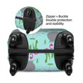 thumbnail image 2 of Naloa Hippo With Flamingos And Crocodiles Elastic Suitcase Protector, Travel Suitcase Protector Cover Fits 18-32in Suitcase(No luggage included)-X-Large, 2 of 7
