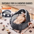 thumbnail image 3 of Cuna portátil para bebés VEVOR On-The-Go Baby Dome con toldo, 3 of 9