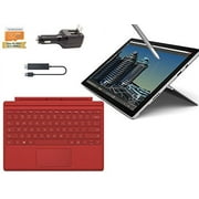 2015 Newest Microsoft Surface Pro 4 Core i7-6600U 16GB 256GB 12.3" touch screen with 2736x1824 3K QHD Windows 10 Pro Multi-position Kickstand (Red Cover , Wireless Display Bundle)