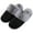 Black, variant on Bergman Kelly Womens Memory Foam Scuff Slippers, Fuzzy Indoor House Shoes W/ Faux Fur Collar & Plush Fleece Lining