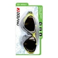 thumbnail image 2 of Dolfino Tidal Adult Mirrored Swim Goggle, Black/Yellow, Unisex, 2 of 8