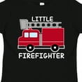 thumbnail image 4 of Inktastic Red Fire Little Firefighter White Text Boys or Girls Toddler T-Shirt, 4 of 5