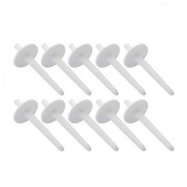 Abbracc 2x10x Solid Sewing Machine Spool Pins Spare Bobbin Winder 7x3cm Spindle Holder 2 Pcs