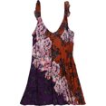 thumbnail image 1 of Free People - Vestido sin mangas con tiras y volantes para mujer, naranja, extra pequeño Free People Deslizar, 1 of 1