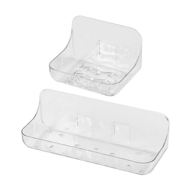 Estantes de Almacenamiento de Baño Modernos con Drenaje de Agua Eficiente, Paquete de 2