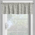 thumbnail image 2 of Ambesonne Abstract Valance Pack of 2, Dots in Row Grunge Art, 42"X12", Black and Ivory, 2 of 5