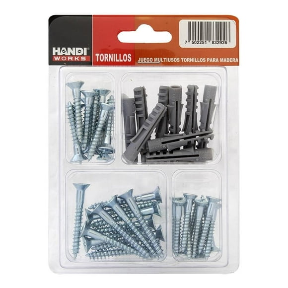 Juego de Tornillos Handi Works para Madera