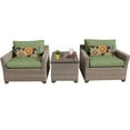 thumbnail image 1 of Hampton 3 Piece Outdoor Wicker Patio Furniture Set 03a, 1 of 7