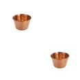 thumbnail image 2 of Billuyoard Taza de salsa de inmersión Vajilla apilable de acero inoxidable 304 Porción de condimento de 4 oz Restaurante pulido Pequeño Oro Oro rosa pequeño 2Conjunto, 2 of 6