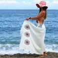 thumbnail image 2 of East'N Blue Calypso Turkish Cotton Peshtemal Beach Towel - Sea (Pack of 1), 2 of 5