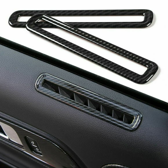 For Ford Mustang 2015+ Door Air Vent Outlet Never Rust Practical Durable Anti-scratch Interior Door High-Quality ABS