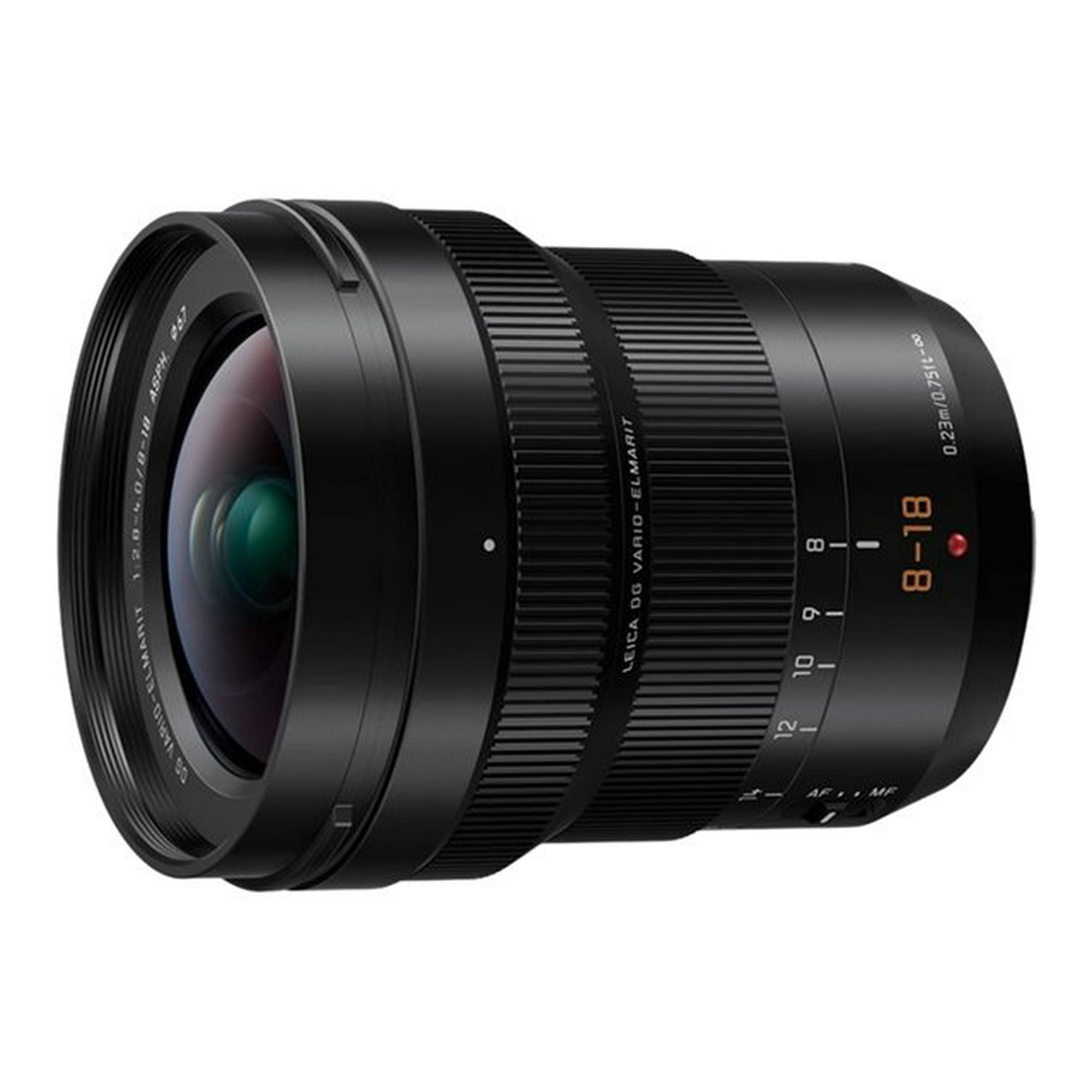 Leica DG Vario-Elmarit H-E08018 - Wide-angle zoom lens - 8 mm - 18 mm -  f/2.8-4.0 ASPH. - Micro Four Thirds - for Lumix DC-BGH1; Lumix G DC-G100, 