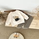 thumbnail image 4 of Spring Baby Clothes Set 0-3Y Cute Cartoon Hoodie+Striped Pants 2Pcs for Boys Girls Toddler Pullover Suit Childrens Casual Outfit, 4 of 6