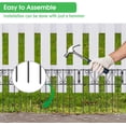 thumbnail image 4 of Oumilen 10 pack Animal Barrier Fence, 16.7inch(H) X 10.8 ft (L) Barrier Bottom Fence, Rustproof Metal, 4 of 7