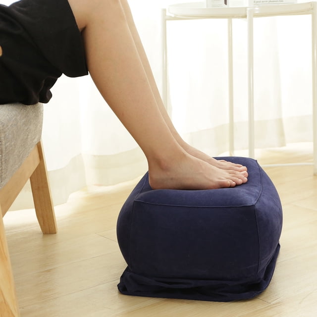 Almohada para Reposapiernas Niños/adultos 3 Capas Viajes en Avión Tren Coche U Oficina