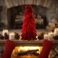 thumbnail image 4 of Kmonabie Mini Tabletop Christmas Tree Decor, Velvet Small Bow Tree Ornament Centerpiece, Holiday Desktop Decoration for Home Bedroom Fireplace Party, Red, 4 of 7