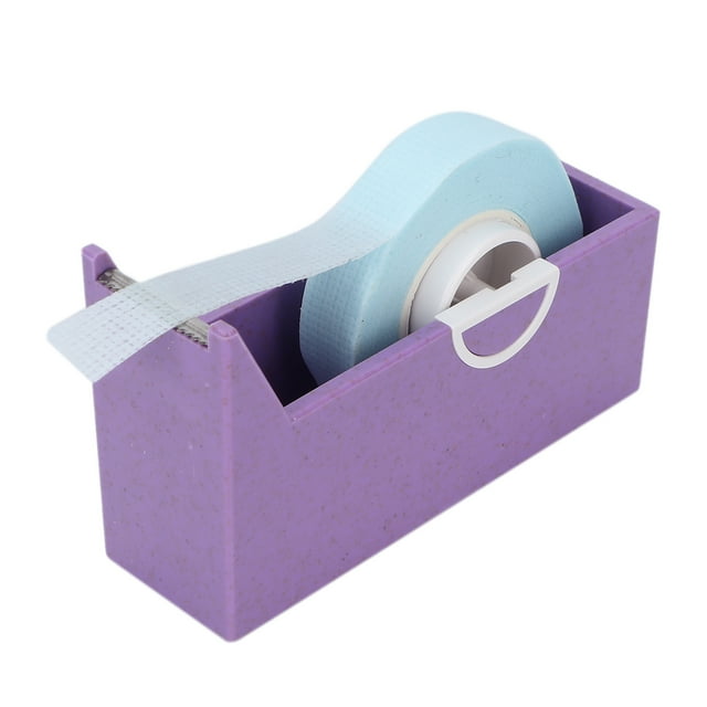 Distributeur de Ruban Adhésif, Support de Distributeur de Ruban Compact Base Stable Portable Simple Entreprise en Plastique Robuste pour Extensio de Cils pour Salon de Bureau
