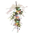 thumbnail image 4 of Guirnalda de Pascua artificial para puerta de entrada con huevo de Pascua y margaritas, decoración floral para chimenea, hogar, boda., 4 of 9