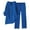 Dark blue, variant on Womens Pant Suit Long Sleeve Daily Casual Solid Shirt Tops Pockets Shirt Trousers Set Two Piece Sets for Women