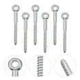 thumbnail image 1 of HEALEEP 6 Pcs Œillets Robustes en Acier Inoxydable pour Montage de Lampes Extérieures, 1 of 4