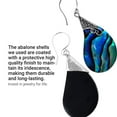 thumbnail image 5 of Abalone Shell 925 Sterling Silver Dangle Drop Earrings Fashion Jewelry Birthday Christmas Gifts for Women, 5 of 6
