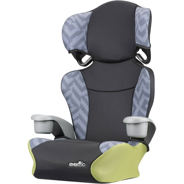 Evenflo Big Kid Sport High Back Booster Car Seat, Goody Two Tones