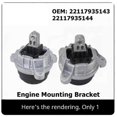 thumbnail image 5 of 22117935143 Car Engine Parts Left Right Mounting Motor Bracket for 5 Series F10 F11 520dX 520d XDrive, 5 of 5