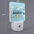 thumbnail image 2 of Naloa Let's Go on an Adventure Night Lights Plug into Wall, Dusk to Dawn Sensor Warm White Led Night Light 0.5W, Nightlight suit for Adults, Bedroom, Bathroom, Hallway, Kitchen, 2 of 5