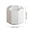 Gray, variant on Rotating Pen Holder, 360 Degree Desk Organizer with Multi Compartments for Office Supplies, Stationery, and Makeup Brushes