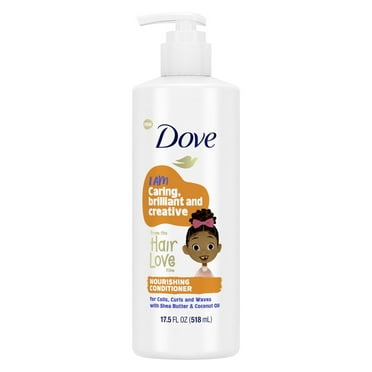 Dove Hair Love Daily Nourishing Conditioner Curly Hair with Shea Butter, Coconut Cookie, 17.5 fl oz