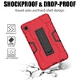 thumbnail image 5 of SOATUTO For Samsung Galaxy A7 Lite Tablet Case ,Shockproof Kids Friendly Rugged Hybrid Rubber Cover Built-in KickStand For Samsung Galaxy Tab A7 Lite 8.7 inch SM-T220 T225 2021 Tablet - Red+Black, 5 of 7