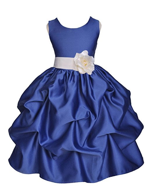 blue gown for girl